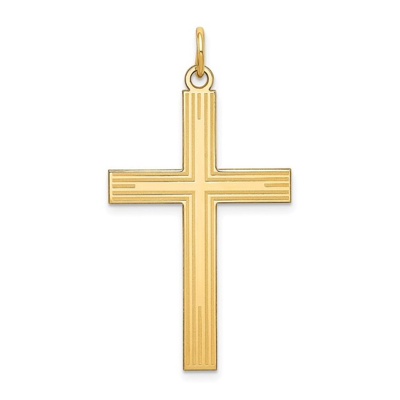 14K Laser Designed Cross Pendant,All Products : American Fashion Style Bags On Sale